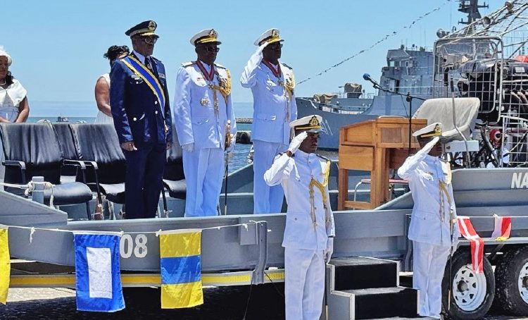 Cerimônia de passagem de Comando da Marinha da Namíbia