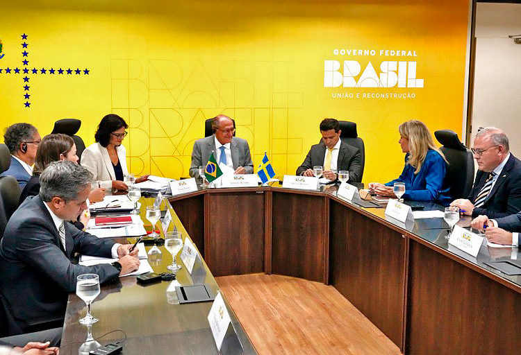 Reunião Brasil - Suécia. Foto: Cadu Gomes/VPR