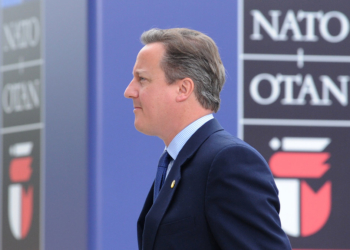 British Prime Minister David Cameron arrives for sessions of the second day of the NATO Summit, in Warsaw, Poland, Saturday, July 9, 2016. US President Barack Obama and leaders of the 27 other NATO countries are taking decisions in Warsaw on how to deal with a resurgent Russia, violent extremist organizations like the Islamic State, attacks in cyberspace and other menaces to allies' security. (AP Photo/Alik Keplicz)